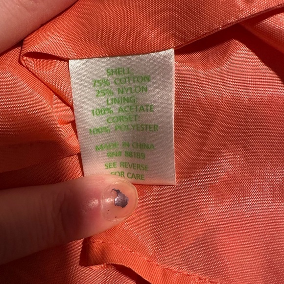 strapless lilly pulitzer mini dress pink size 2 - Picture 5 of 6